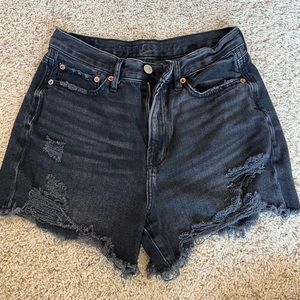 Black American Eagle Denim Shorts